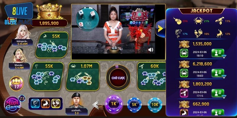 Bầu cua live càng chơi càng cuốn bởi hình thức vừa lạ vừa quen