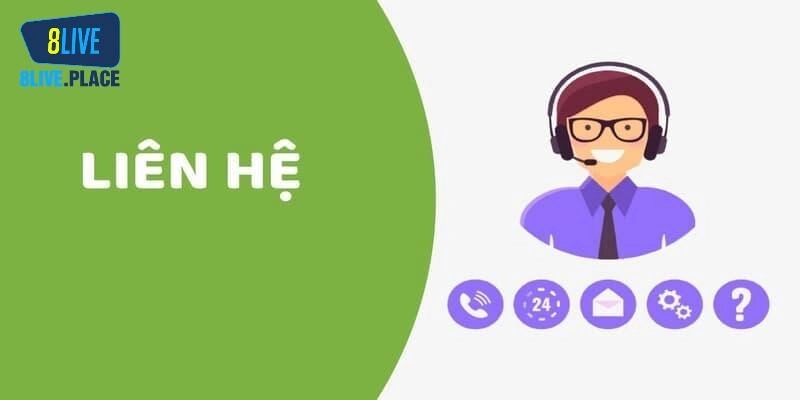 Các kênh liên hệ chính thức của 8live