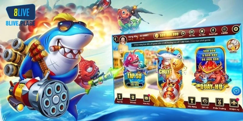 Các cấp độ chơi trong Thần Long Bắn Cá